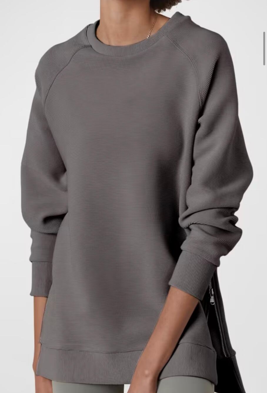Varley Manning Raglan Ribbed Pullover Small